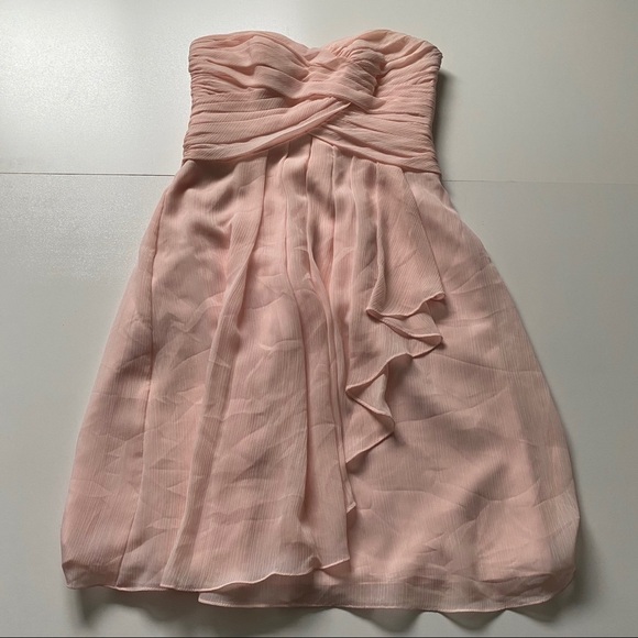 David’s bridal petal strapless bridesmaid dress 2 - Picture 3 of 5